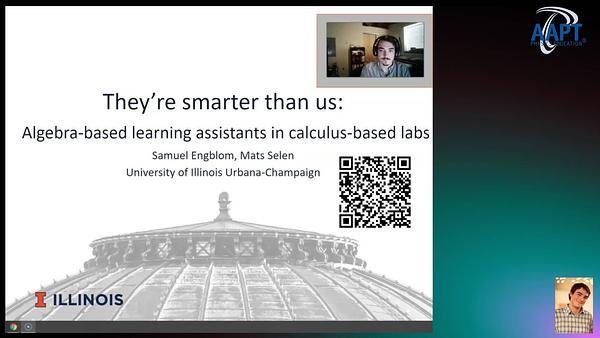 They're smarter than us: Algebra-based learning assistants in calculus-based labs