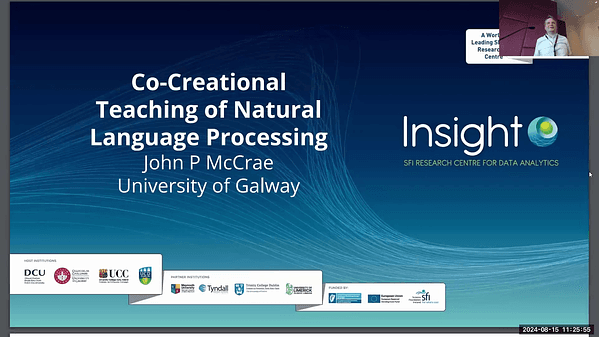 Co-Creational Teaching of Natural Language Processing