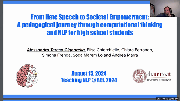 From Hate Speech to Societal Empowerment: A Pedagogical Journey Through Computational Thinking and NLP for High School Students
