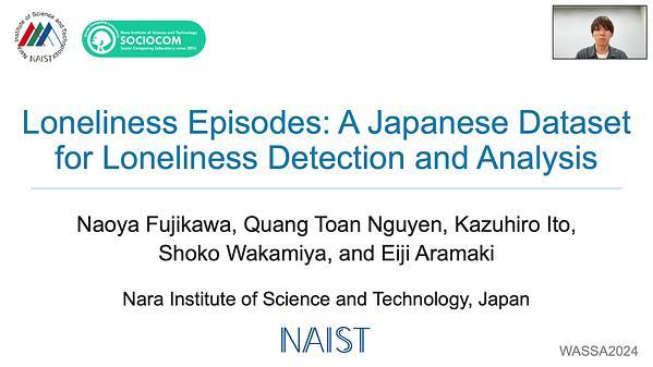 Loneliness Episodes: A Japanese Dataset for Loneliness Detection and Analysis