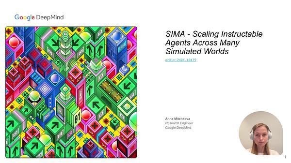 Scaling Instructable Agents Across Many Simulated Worlds
