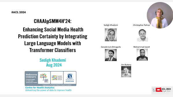 CHAAI@SMM4H’24: Enhancing Social Media Health Prediction Certainty by Integrating Large Language Models with Transformer Classifiers