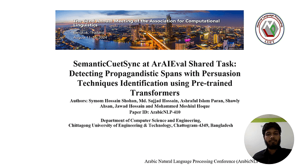 SemanticCuetSync at ArAIEval Shared Task: Detecting Propagandistic Spans with Persuasion Techniques Identification using Pre-trained Transformers