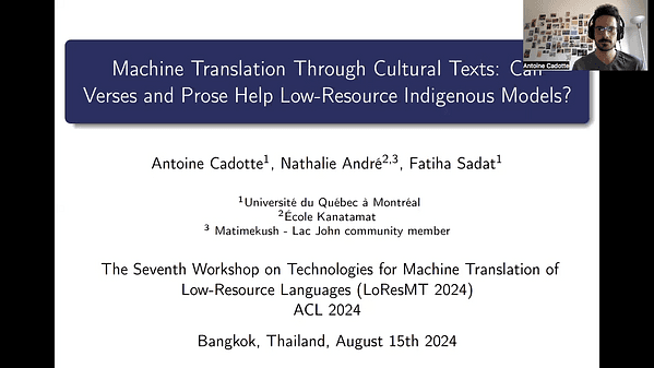 Machine Translation Through Cultural Texts: Can Verses and Prose Help Low-Resource Indigenous Models?