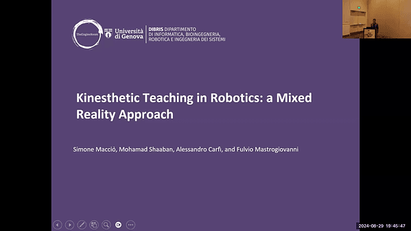 Kinesthetic Teaching in Robotics: A Mixed Reality Approach