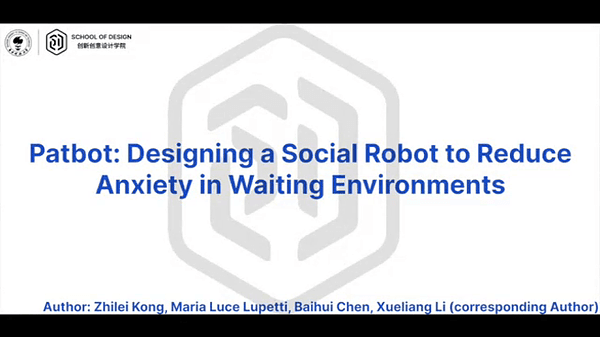 Patbot: Designing a Social Robot to Reduce Anxiety in Waiting Environments