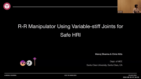 R-R Manipulator Using Variable-Stiff Joints for Safe Human-Robot-Interaction