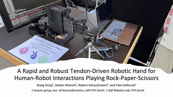 A Rapid and Robust Tendon-Driven Robotic Hand for Human-Robot Interactions Playing Rock-Paper-Scissors