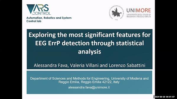 Exploring the Most Significant Features for EEG ErrP Detection through Statistical Analysis