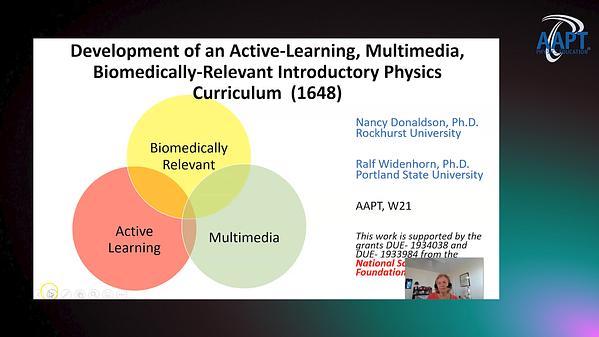 Development of an Active-Learning, Multimedia, Biomedically-Relevant Introductory Physics Curriculum