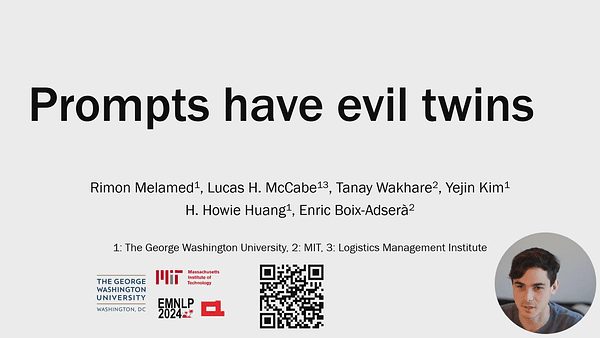 Prompts have evil twins