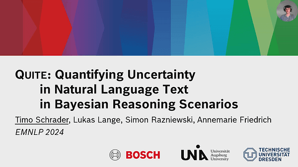QUITE: Quantifying Uncertainty in Natural Language Text in Bayesian Reasoning Scenarios