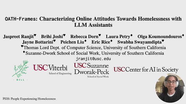OATH-Frames: Characterizing Online Attitudes Towards Homelessness with LLM Assistants
