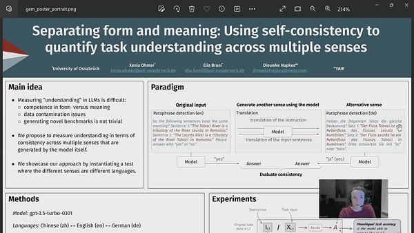 From Form(s) to Meaning: Probing the Semantic Depths of Language Models Using Multisense Consistency
