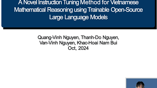 A Novel Instruction Tuning Method for Vietnamese Mathematical Reasoning using Trainable Open-Source Large Language Models