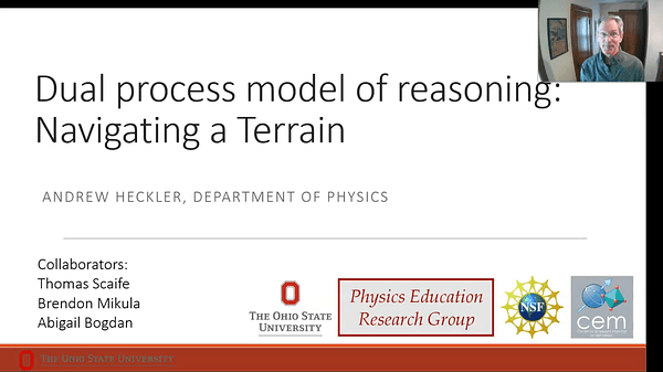 Dual Process Model of Reasoning: Navigating a Terrain
