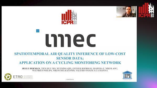 Spatiotemporal Air Quality Inference of Low-Cost Sensor Data; Application on a Cycling Monitoring Network