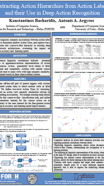 Extracting Action Hierarchies from Action Labels and their Use in Deep Action Recognition