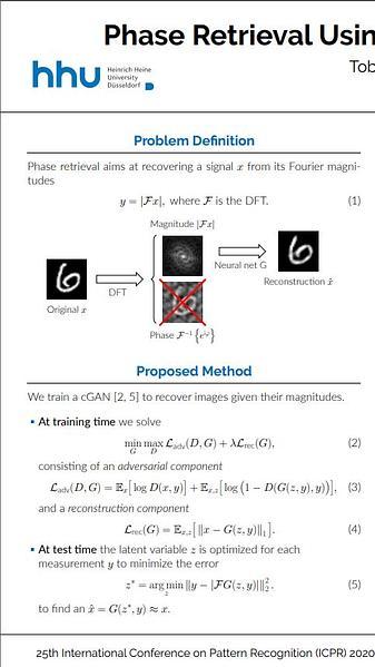 Phase Retrieval Using Conditional Generative Adversarial Networks