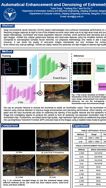 Automatical Enhancement and Denoising of Extremely Low-light Images