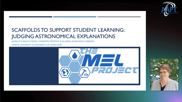 Scaffolds to Support Student Learning: Judging Astronomical Explanations