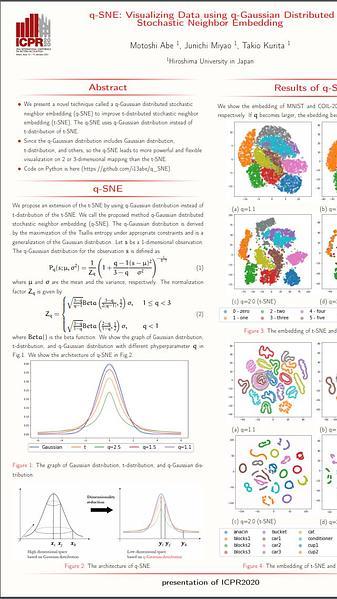 q-SNE: Visualizing Data using q-Gaussian distributed Stochastic Neighbor Embedding