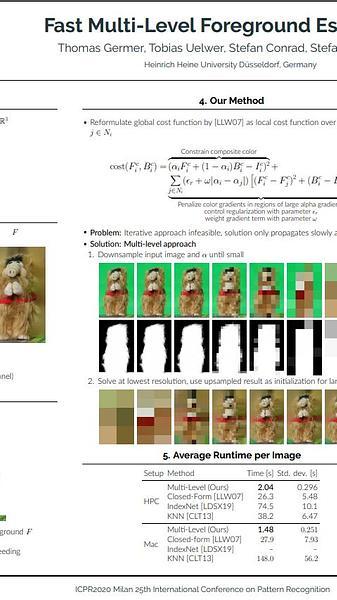 Fast Multi-Level Foreground Estimation}