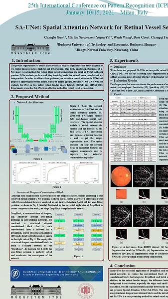 SA-UNet: Spatial Attention U-Net for Retinal Vessel Segmentation