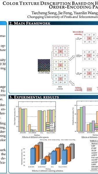 Color Texture Description Based on Holistic and Hierarchical Order-Encoding Patterns