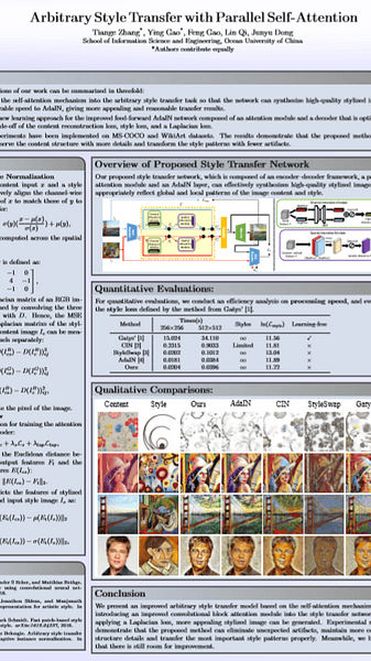 Arbitrary Style Transfer with Parallel Self-Attention