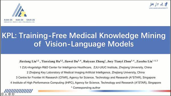 KPL: Training-Free Medical Knowledge Mining of Vision-Language Models