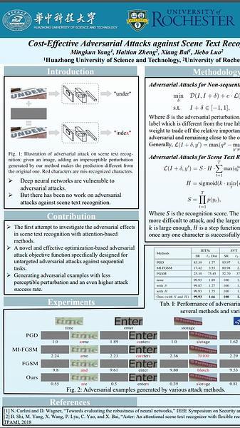 Cost-Effective Adversarial Attacks against Scene Text Recognition