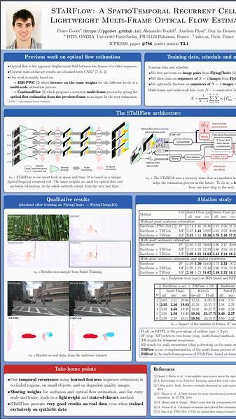 STaRFlow: A SpatioTemporal Recurrent Cell for Lightweight Multi-Frame Optical Flow Estimation