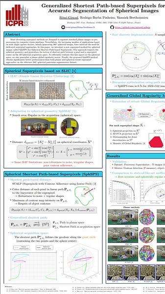 Generalized Shortest Path-based Superpixels for Accurate Segmentation of Spherical Images