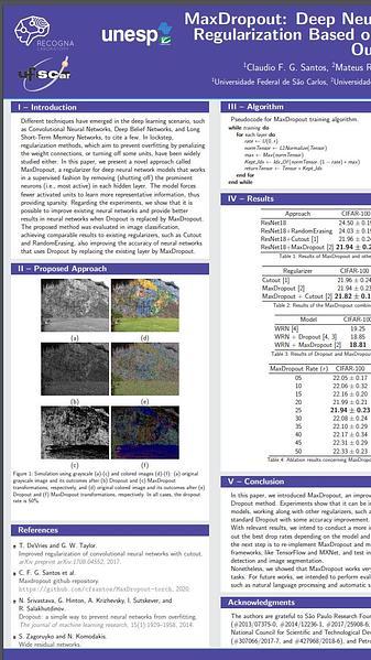 MaxDropout: Deep Neural Network Regularization Based on Maximum Output Values