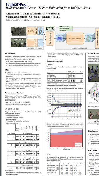 Light3DPose: Real-time Multi-Person 3D Pose Estimation from Multiple Views