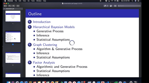 An Empirical Bayes Approach to Topic Modeling