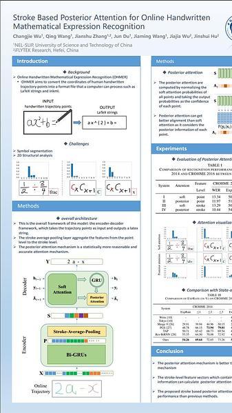 Stroke Based Posterior Attention for Online Handwritten Mathematical Expression Recognition