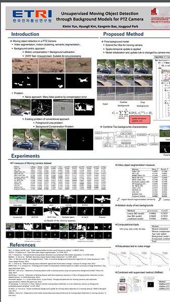 Unsupervised Moving Object Detection through Background Models for PTZ Camera