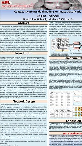 Context-Aware Residual Module for Image Classification