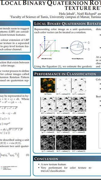 Local Binary Quaternion Rotation Pattern for colour texture retrieval