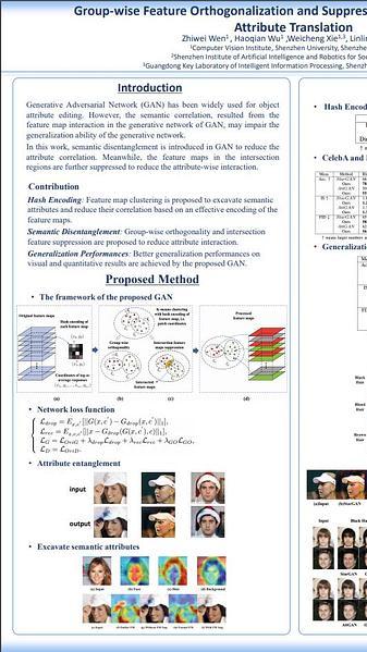 Group-wise Feature Orthogonalization and Suppression for GAN based Facial Attribute Translation
