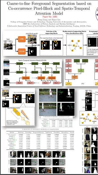 Coarse-to-fine Foreground Segmentation based on Co-occurrence Pixel-Block and Spatio-Temporal Attention Model