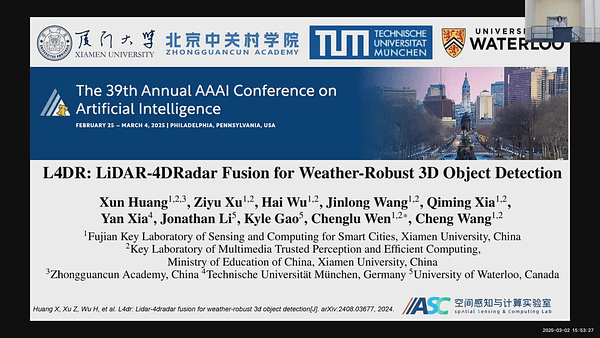 L4DR: LiDAR-4DRadar Fusion for Weather-Robust 3D Object Detection