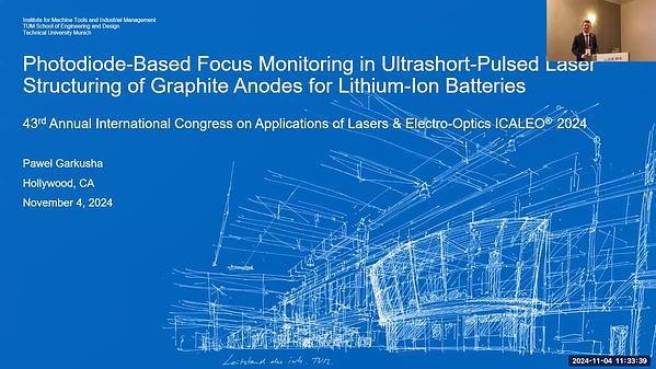 Photodiode-Based Focus Monitoring in Ultrashort-Pulsed Laser Structuring of Graphite Anodes for Lithium-Ion Batteries