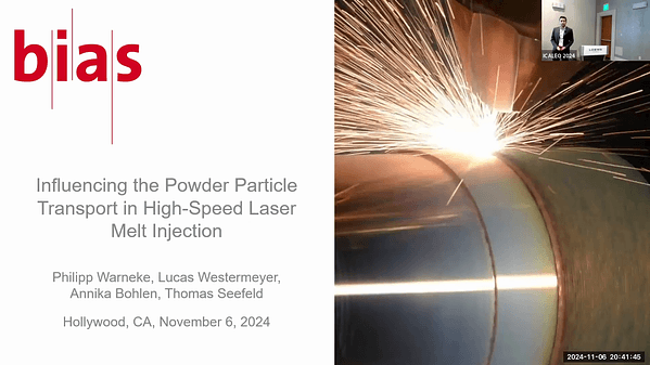 Influencing the Powder Particle Transport in High-Speed Laser Melt Injection