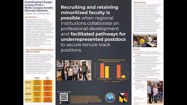 Coordinating Change: Lessons from a Multi-Campus Faculty Diversity Initiative