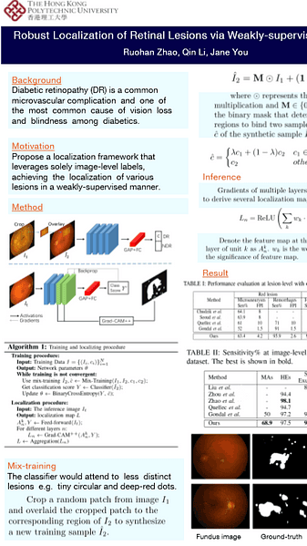 Robust Localization of Retinal Lesions via Weakly-supervised Learning