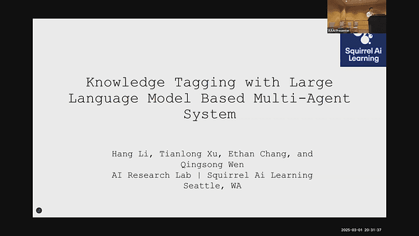 Knowledge Tagging with Large Language Model Based Multi-Agent System