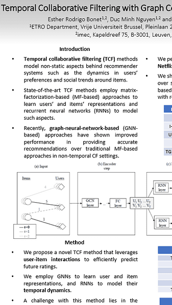 Temporal Collaborative Filtering with Graph Convolutional Neural Networks